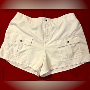 White Kim Rogers shorts